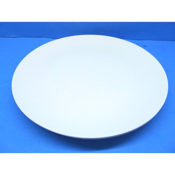 Noritake Nippon Toki Kaisha Japan White Coupe 10 .5" Dinner Plates Set of 2 - Picture 11 of 12